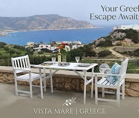 Apartament Vista Mare , 2 Min Drive To The Sea Lakki (Karpathos)