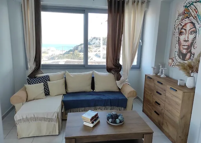 Vista Mare , 2 Min Drive To The Sea 아파트 Lakki (Karpathos)